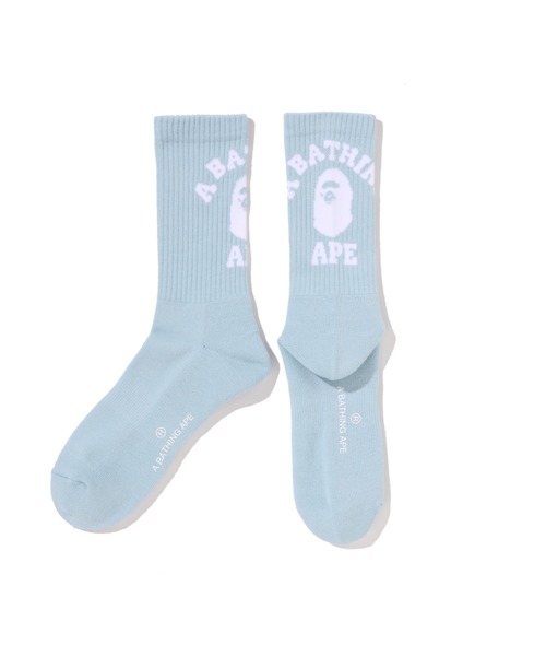 Aape BY A BATHING APE ギフトボックス ソックス 5足セット A BATHING APE（アベイシングエイプ） ハイソックス 靴下 COLLEGE