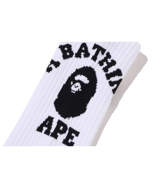 A BATHING APE（アベイシングエイプ） 靴下 COLLEGE SOCKS UNDERWEAR