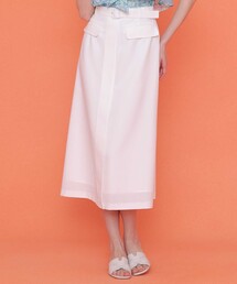 ANAYI（アナイ） スカート スラブオックスベルト付きAライン スカート