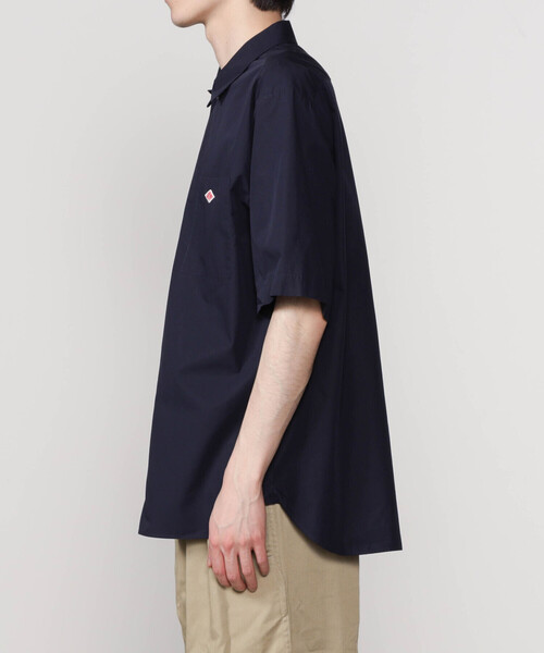 Danton（ダントン） 半袖シャツ 38 サックスブルー メンズ : ZOZOTOWN