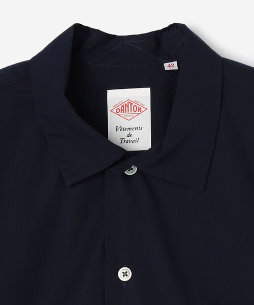 Danton（ダントン） 半袖シャツ 38 サックスブルー メンズ : ZOZOTOWN