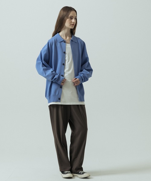 「SLICK」 カーディガン 3 ヘザーグレー メンズ_画像8