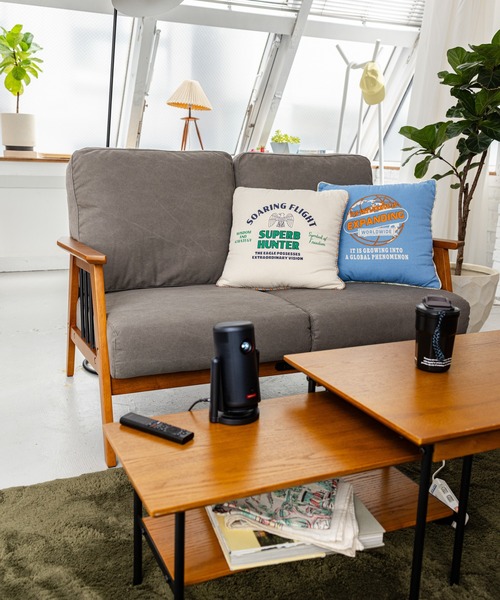 新品【ニコアンド 】クッション２点セット niko and…（ニコアンド） クッション クッションカバー コード