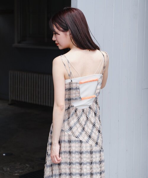 「Kastane」 キャミソールワンピース FREE ベージュ レディース_画像5