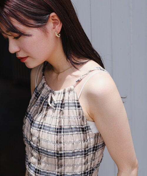 「Kastane」 キャミソールワンピース FREE ベージュ レディース_画像9