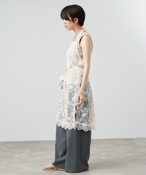 IENA（イエナ） ワンピース 「一部店舗限定」スカラレースエプロン