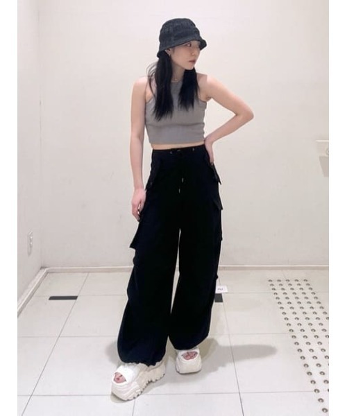 「THROW by SLY」 カーゴパンツ 1 ブラウン レディース_画像5
