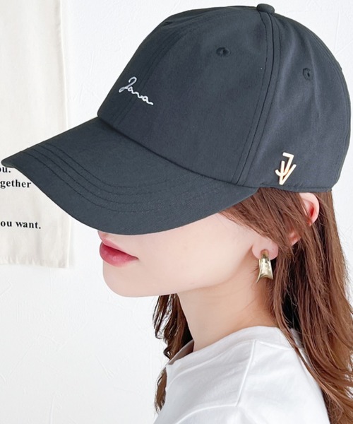 「Java」 キャップ ONE SIZE ネイビー レディース | Java