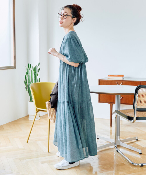 FREAK'S STORE（フリークスストア） 半袖ワンピース MEDIUM レッド