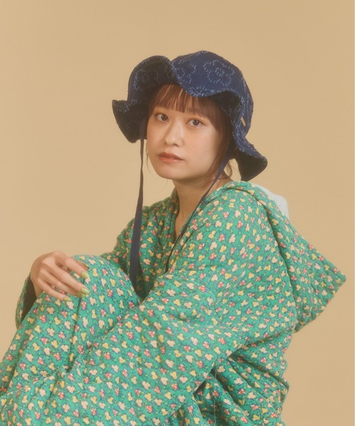 「kaorinomori」 ハット M/57.5cm ブラック レディース_画像7