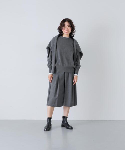 かぐれ ハーフパンツ パンツ 短パン ウールハーフパンツ レディース