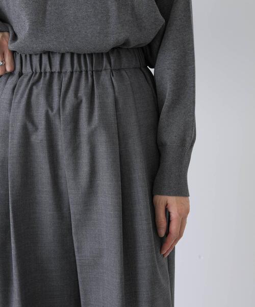 The reracs 15SS ハーフパンツ　ウールモヘア　グレー かぐれ ハーフパンツ パンツ 短パン ウールハーフパンツ レディース