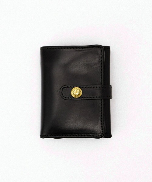 【高級・優良品】グレンロイヤル 三つ折り財布 ブラック GLENROYAL（グレンロイヤル） 財布 「別注」コンパクト三つ折り財布