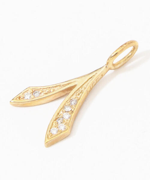 チャーム HAJAR AL ASWAD ゴールドビジューペンダントトップ NO.8 HAJAR AL ASWAD ゴールドビジューペンダントトップ NO