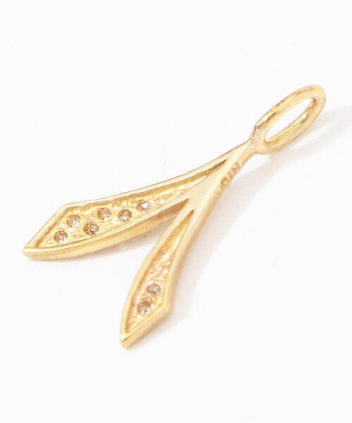 チャーム HAJAR AL ASWAD ゴールドビジューペンダントトップ NO.8 HAJAR AL ASWAD ゴールドビジューペンダントトップ NO