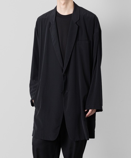 minimal shirt jacket メンズの画像