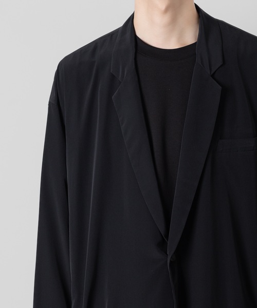 minimal shirt jacket メンズの画像