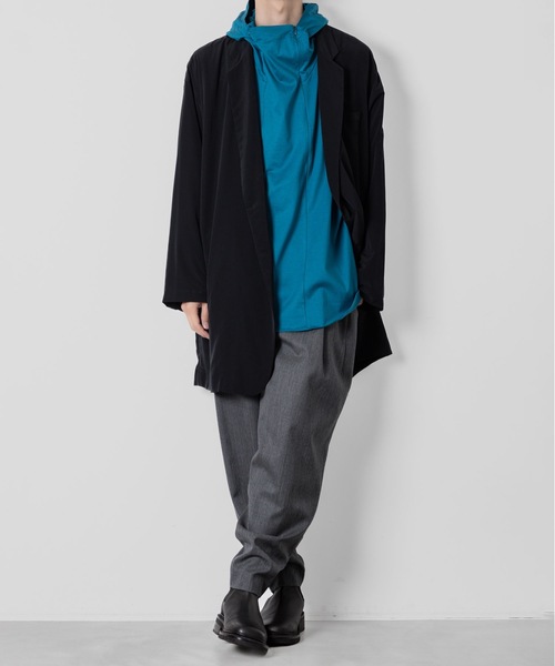 minimal shirt jacket メンズの画像