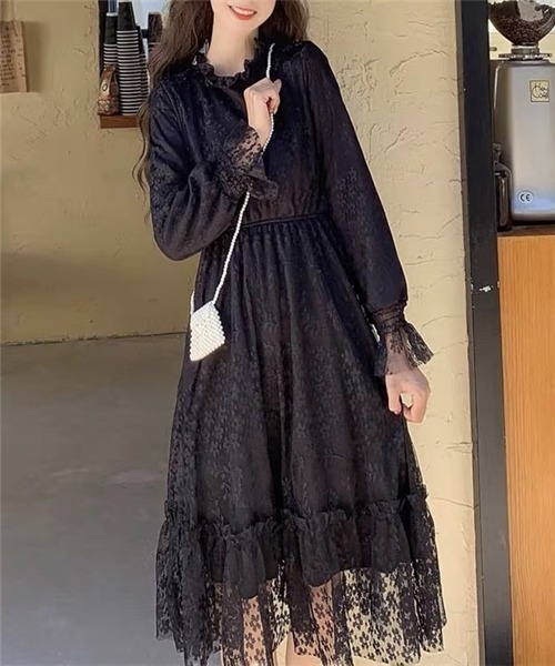 ワンピース 花柄総レース ロングワンピース Zozotown Paypayモール店 通販 Paypayモール