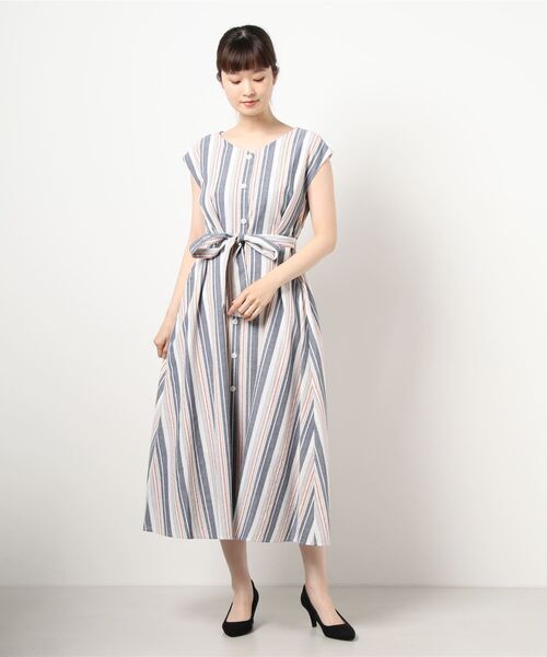 ワンピース マルチストライプ前ボタンワンピース Zozotown Paypayモール店 通販 Paypayモール