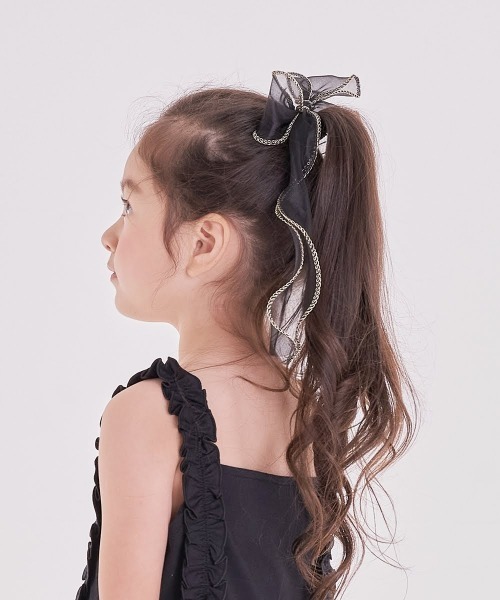 確認 たらりんヘアリボン ヘアゴム ロングリボン 1214 みつあみ アリス