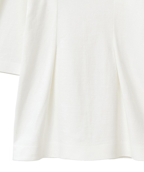 クラネ CLANE BIG SLEEVE WAIST SHAPE TOPS ビッグスリーブウエストシェイプトップス ホワイト サイズ：1 CLANE tシャツ 「CLANE(クラネ)」BIG SLEEVE WAIST SHAPE TOPS