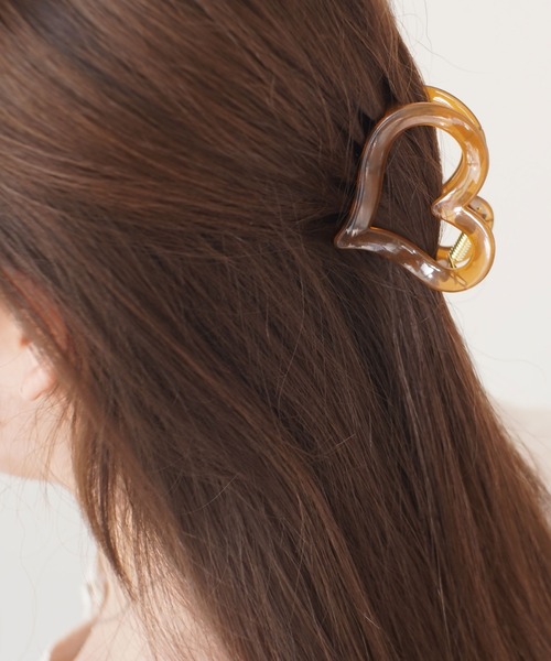 ヘアクリップ Ammy エイミードット クリア ハート ヘアクリップ Zozotown Yahoo 店 通販 Yahoo ショッピング