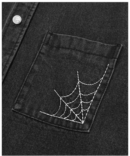 MAHAGRID ブラウス シャツ 「mahagrid/マハグリッド」WEB DENIM