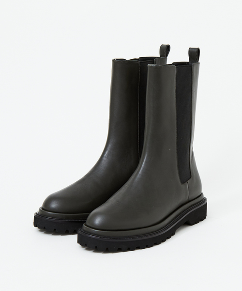 ブーツ トラックソールサイドゴアブーツ レディース : 67577331  