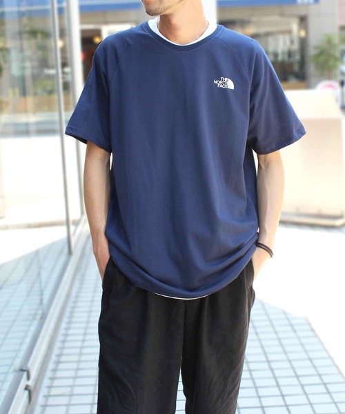 THE NORTH FACE ターコイズ Tシャツ　140.150 THE NORTH FACE tシャツ 「THE FACE」ノースフェイス S/S FACES