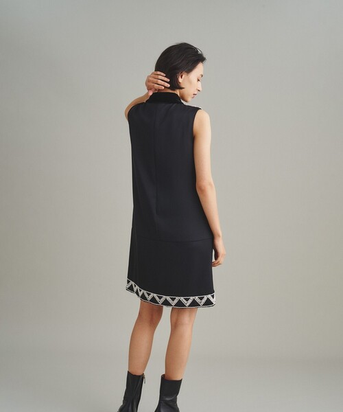 【関税込み】Givenchy グリーン 4G タンク ミニワンピース GRACE CONTINENTAL ワンピース ビジューミニワンピース