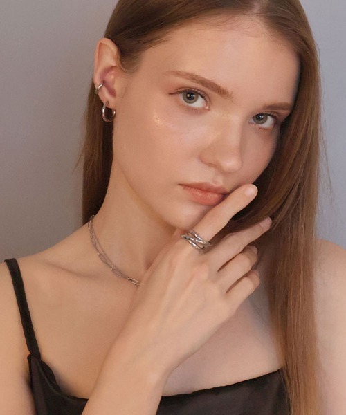 CEMO NEMO（セモネモ） 指輪 リング 「金属アレルギー対応」 3連