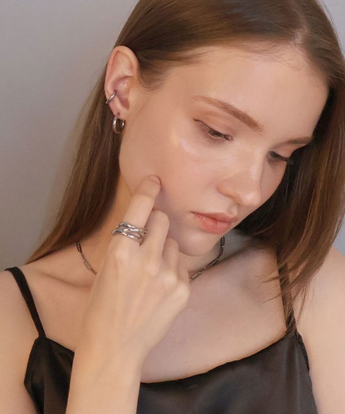 CEMO NEMO（セモネモ） 指輪 リング 「金属アレルギー対応」 3連