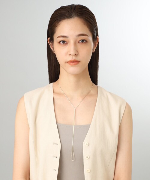 ココシュニック　K10 ベネフラット三つ編み　ネックレス COCOSHNIK｜K10ベネフラット三つ編み ネックレス | Rakuten
