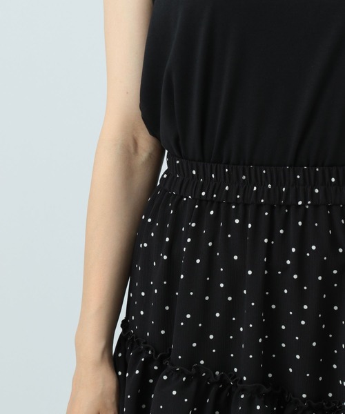 BAYFLOW（ベイフロー） スカート ドットフリルスカート レディース