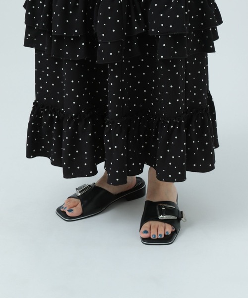 BAYFLOW（ベイフロー） スカート ドットフリルスカート レディース