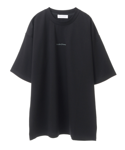 【MASTER FRAME】MF刺繍スムースクルーネックTシャツ MASTER FRAME tシャツ 「MASTER FRAME」MF刺繍スムースクルー