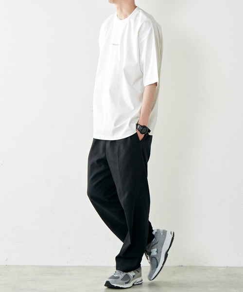 【MASTER FRAME】MF刺繍スムースクルーネックTシャツ MASTER FRAME tシャツ 「MASTER FRAME」MF刺繍スムースクルー