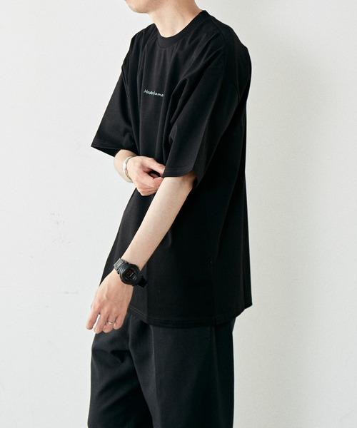 【MASTER FRAME】MF刺繍スムースクルーネックTシャツ MASTER FRAME tシャツ 「MASTER FRAME」MF刺繍スムースクルー