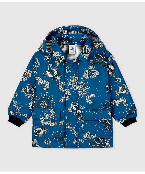 新品　petit bateau ヨットパーカー　12ans PETIT BATEAU マウンテンパーカー アウター ヨットパーカ キッズ