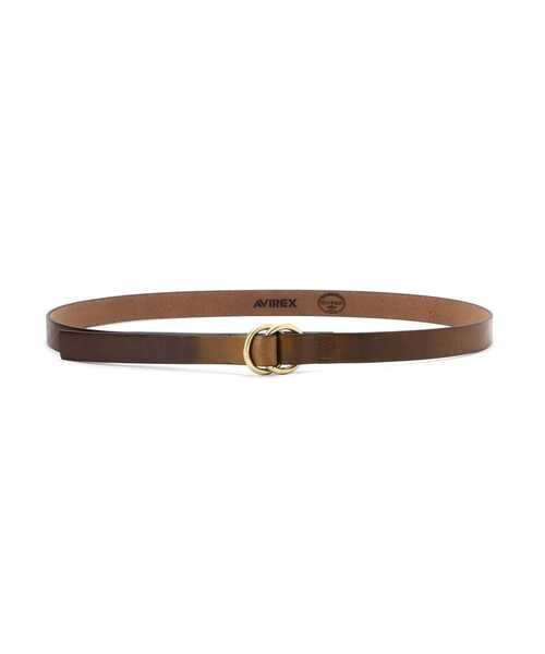 AVIREX レザー ベルト AVIREX（アヴィレックス） ベルト 「直営店限定」HORWEEN LEATHER RING