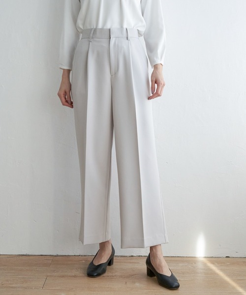 IKKA LOUNGE パンツ 「洗濯機で洗える／フォーマル対応