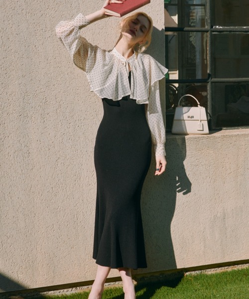 EIMY ISTOIRE（エイミーイストワール） ワンピース ボレロセットニット