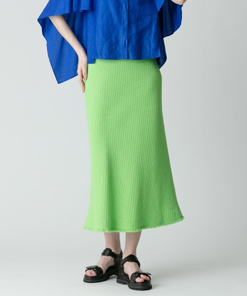 allureville スカート 「セットアップ対応可能」ラスティックツイード