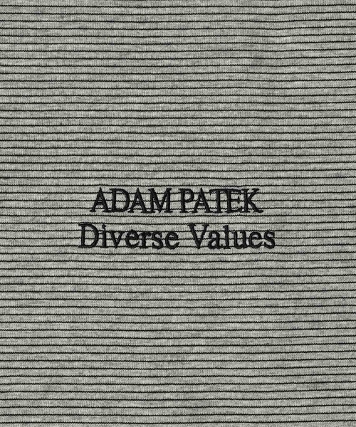 ADAM PATEK tシャツ ADAMPATEK/thin stripes long sleeve