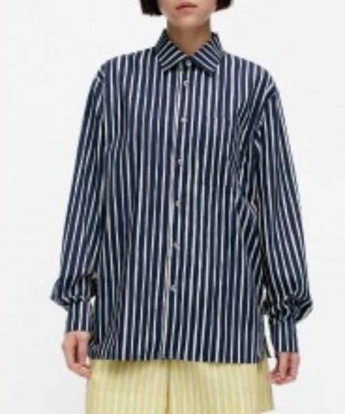 ブラウス シャツ 「kioski」Jokapoika / cotton shirt レディース メンズ marimekko ブラウス シャツ 「kioski」Jokapoika / cotton shirt