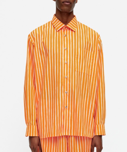 marimekko ブラウス シャツ 「kioski」Jokapoika / cotton shirt