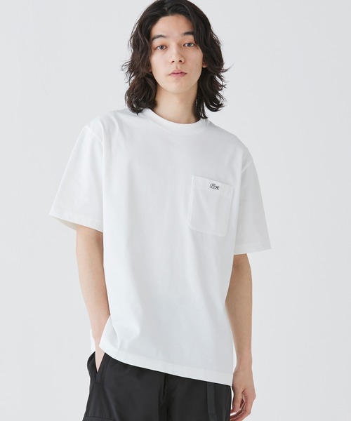 tシャツ Tシャツ メンズ アウトラインクロックポケット半袖Tシャツ｜zozo｜09