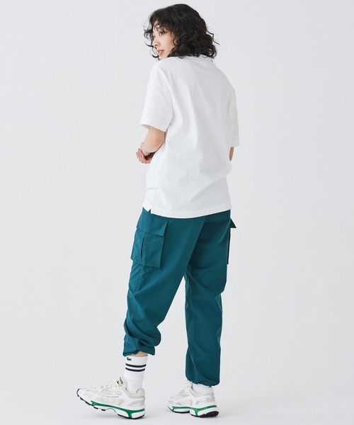 LACOSTE tシャツ アウトラインクロックポケット半袖Tシャツ