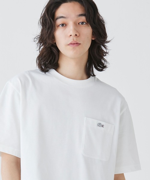 tシャツ Tシャツ メンズ アウトラインクロックポケット半袖Tシャツ｜zozo｜08